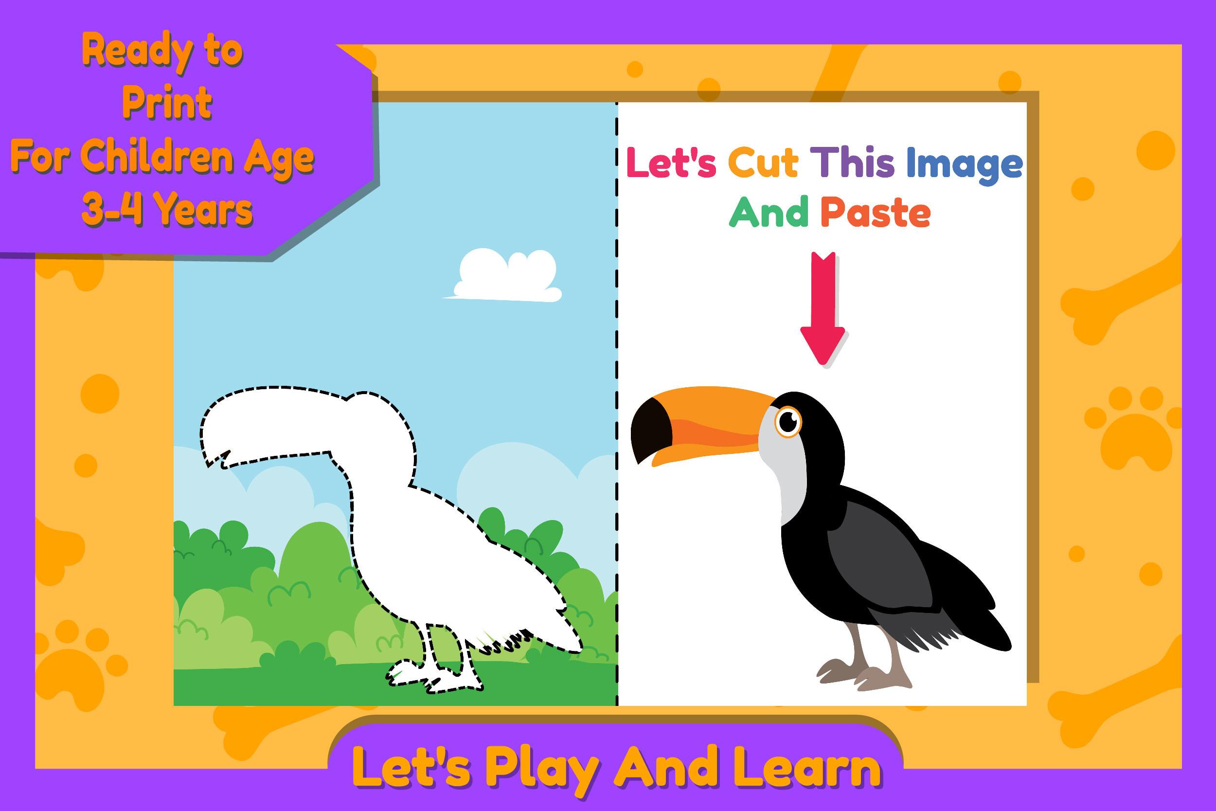 Teaching Material Cutting - Bird