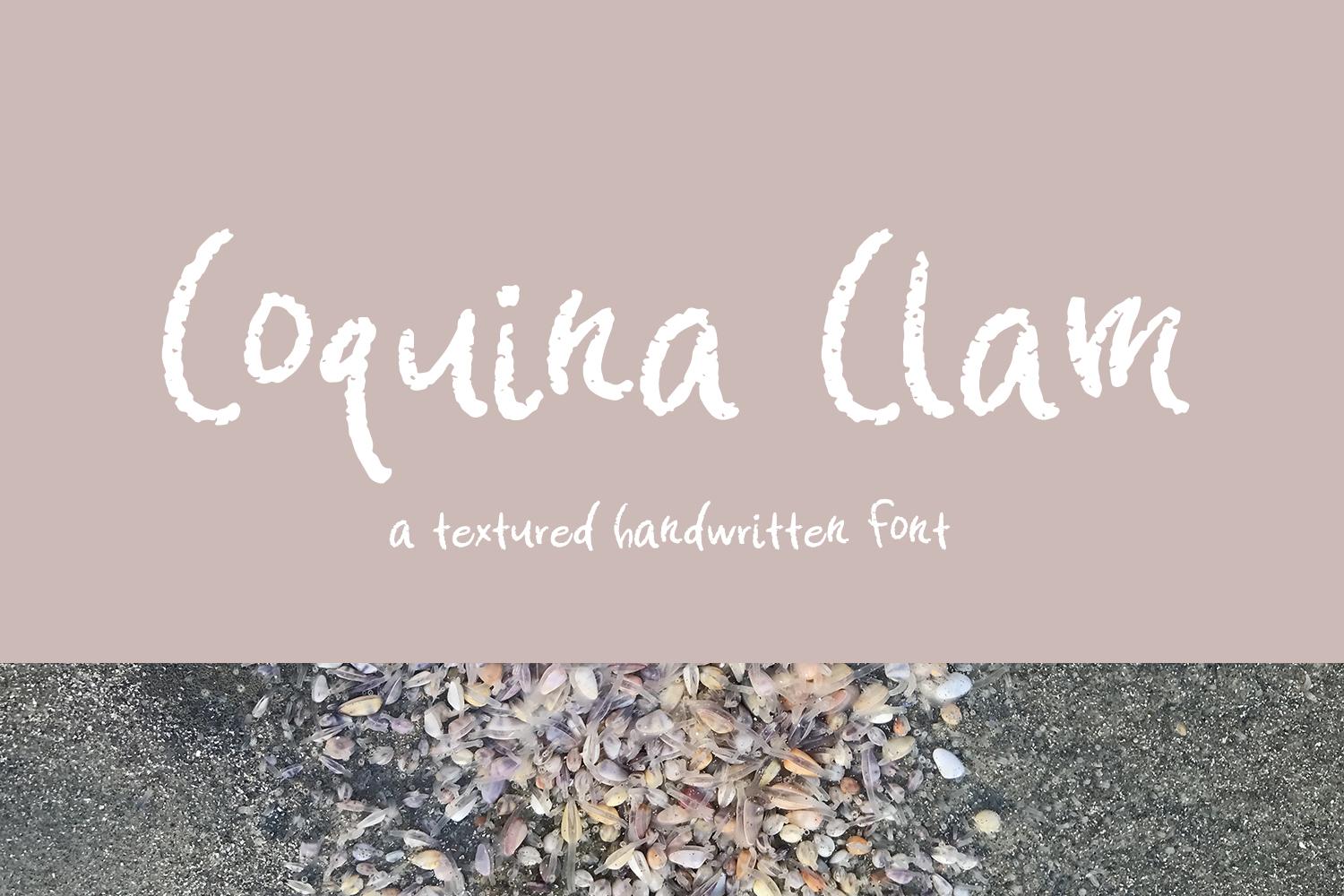 Coquina Clam Font
