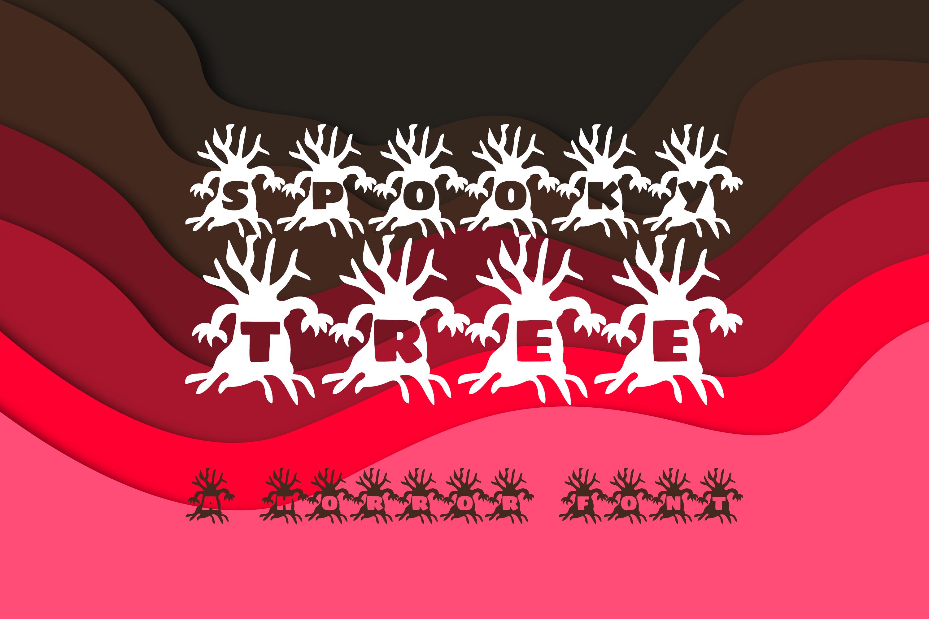 Spooky Tree Font