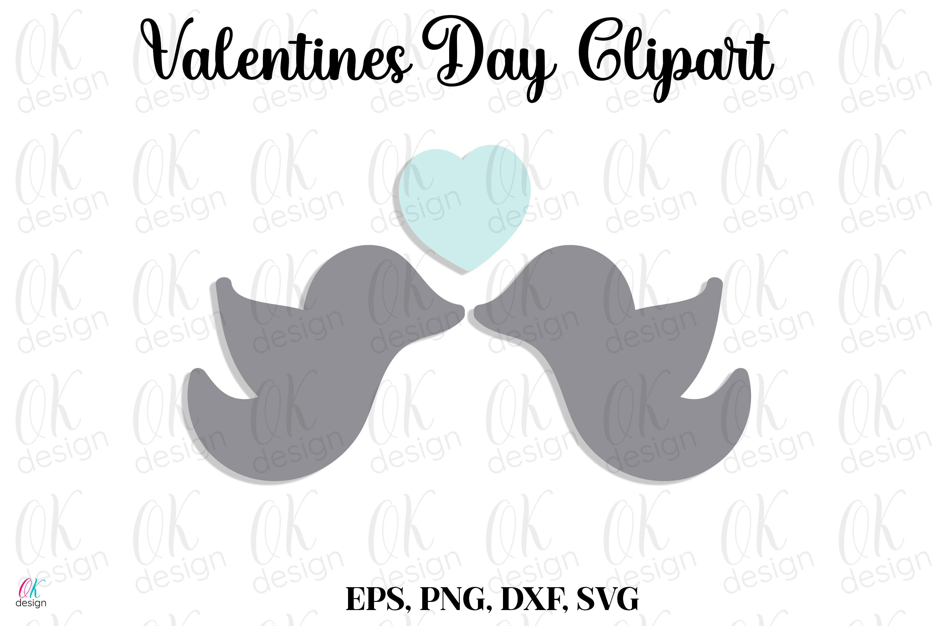 Valentines Clipart SVG, DXF, PNG Files.