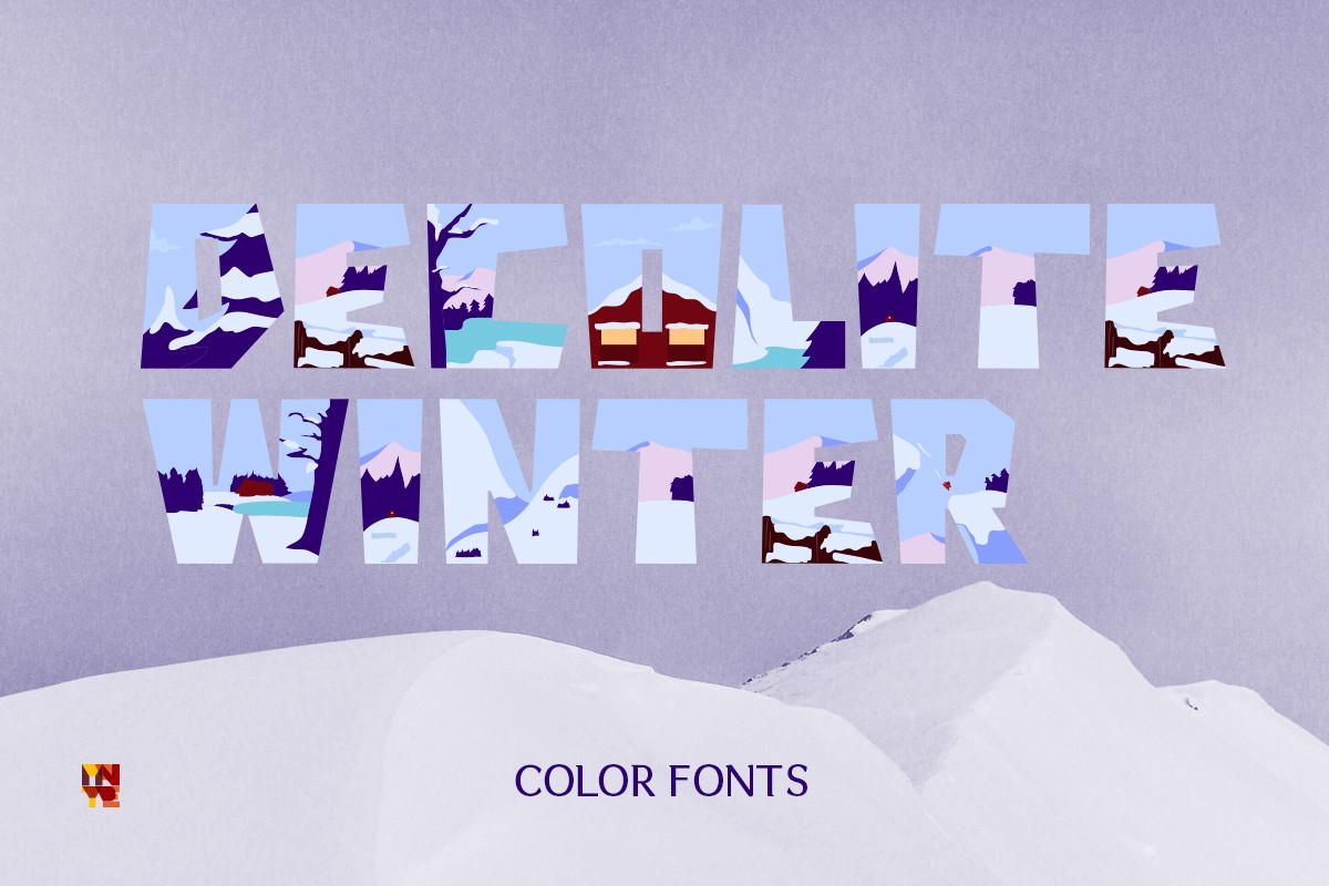 Decolite Winter Font