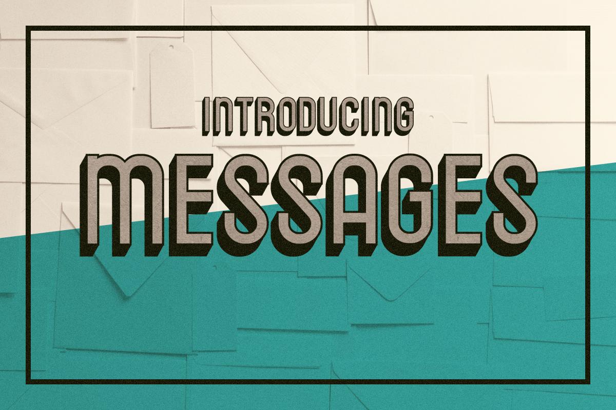 Messages Font