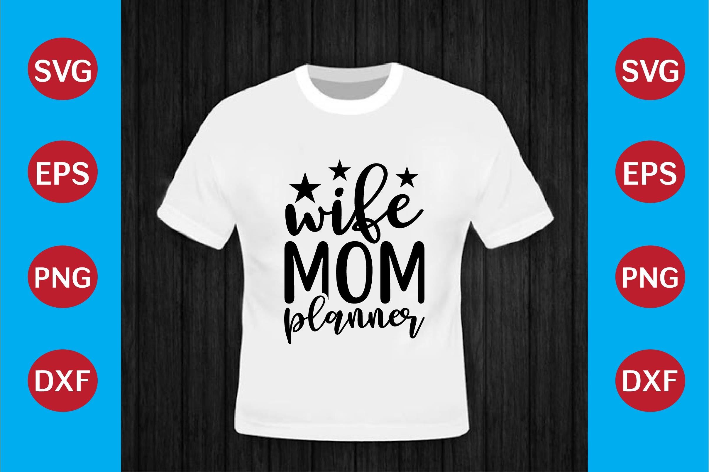 PLANNER SVG DESIGN  Wife Mom Planner