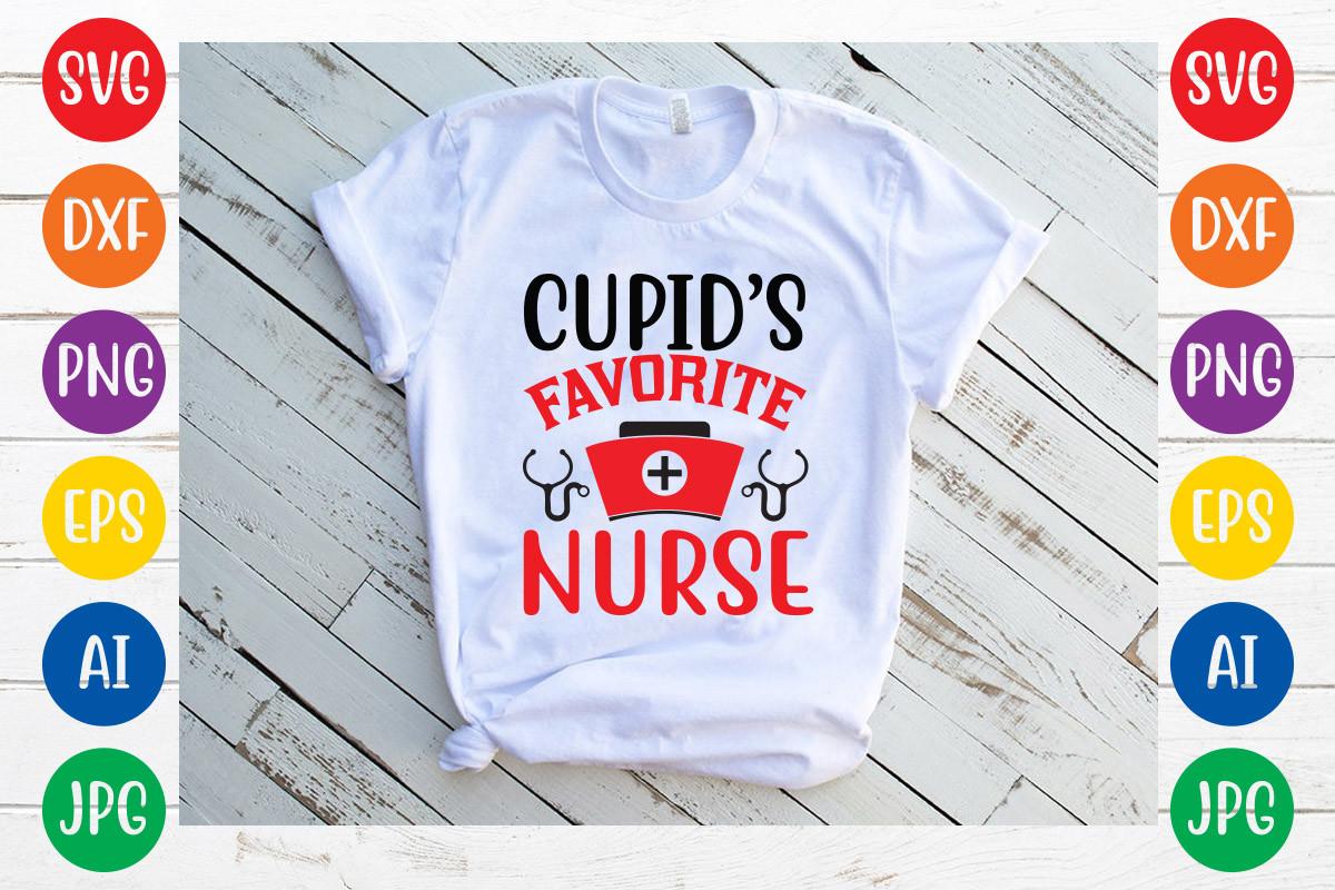 CUPID’S FAVORITE NURSE Svg Design