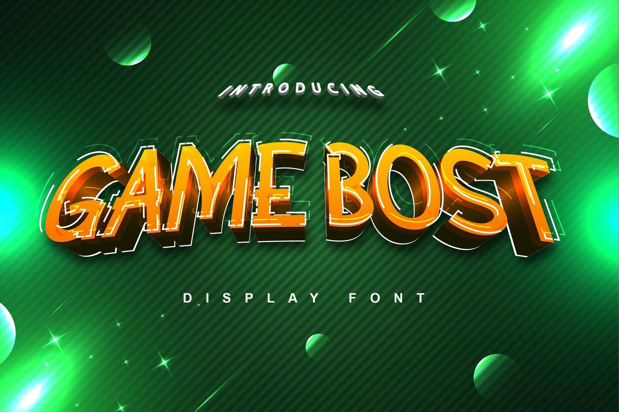 Game Bost Font