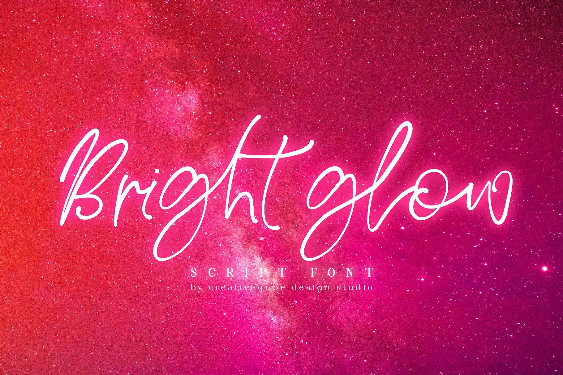 Bright Glow Font