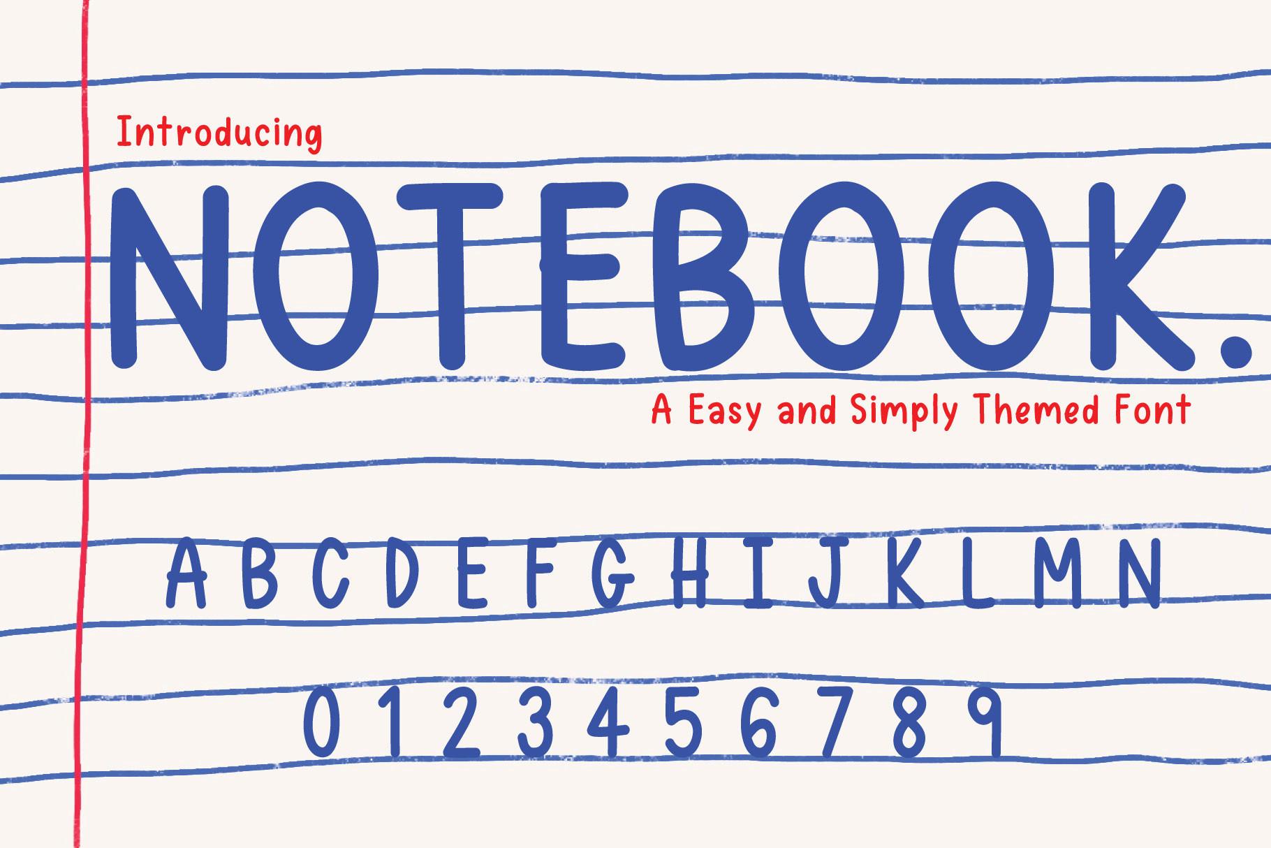 Notebook Font