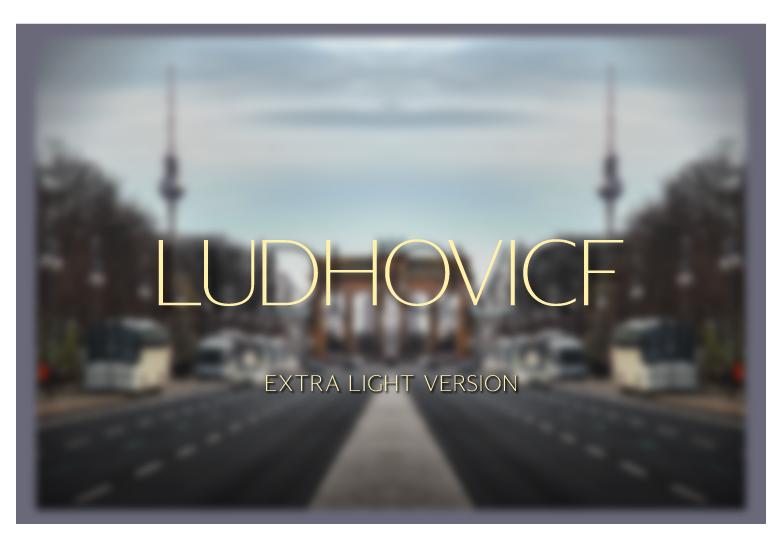 Ludhovicf Extra Light Font