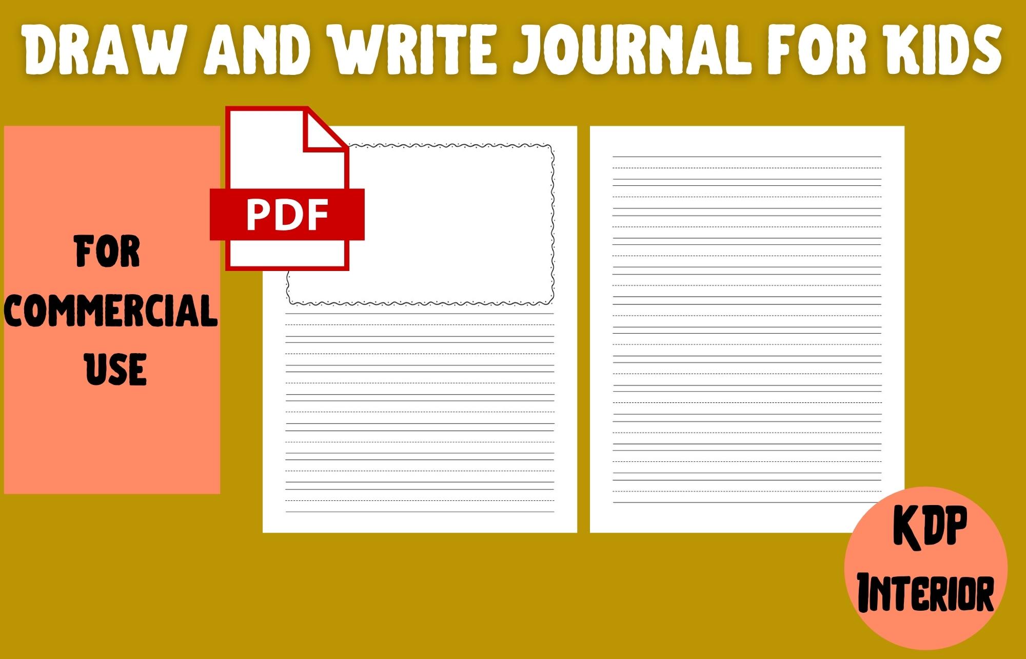 Draw and Write Journal for Kids
