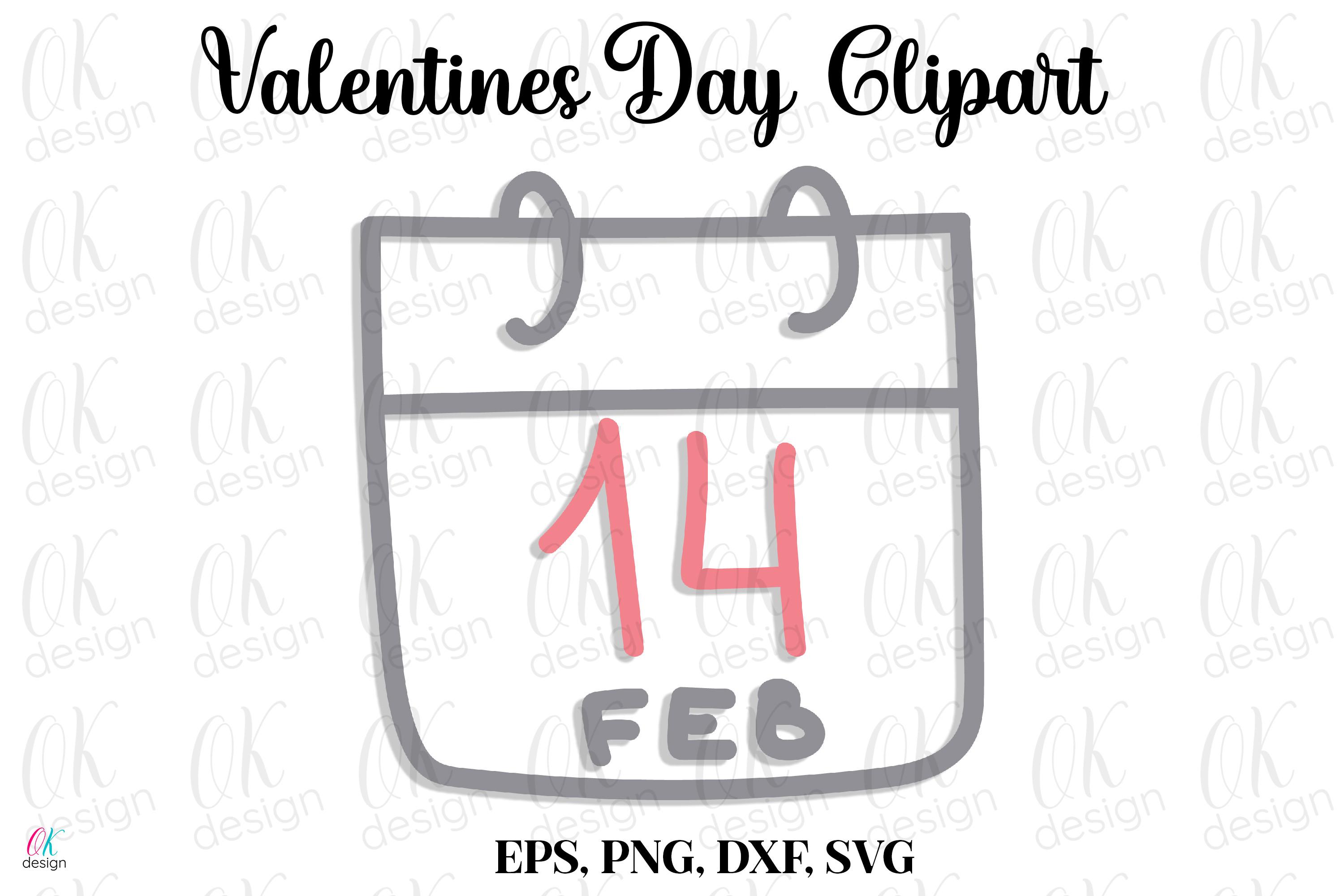 Valentines Clipart SVG, DXF, PNG Files.