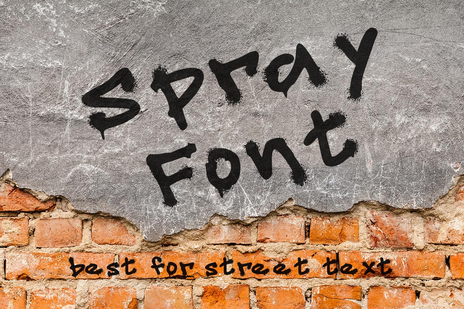 Spray Font