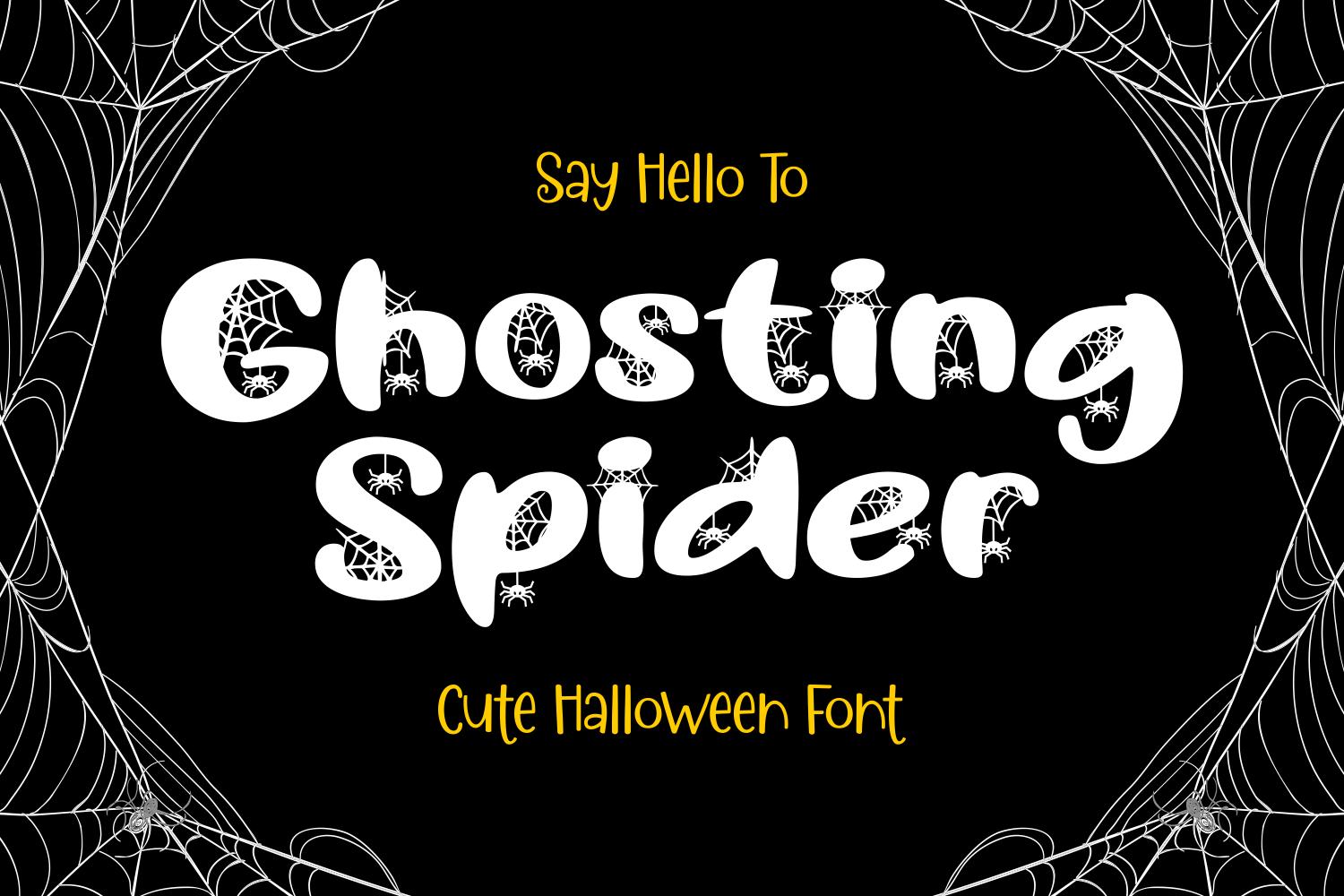 Ghosting Spider Font