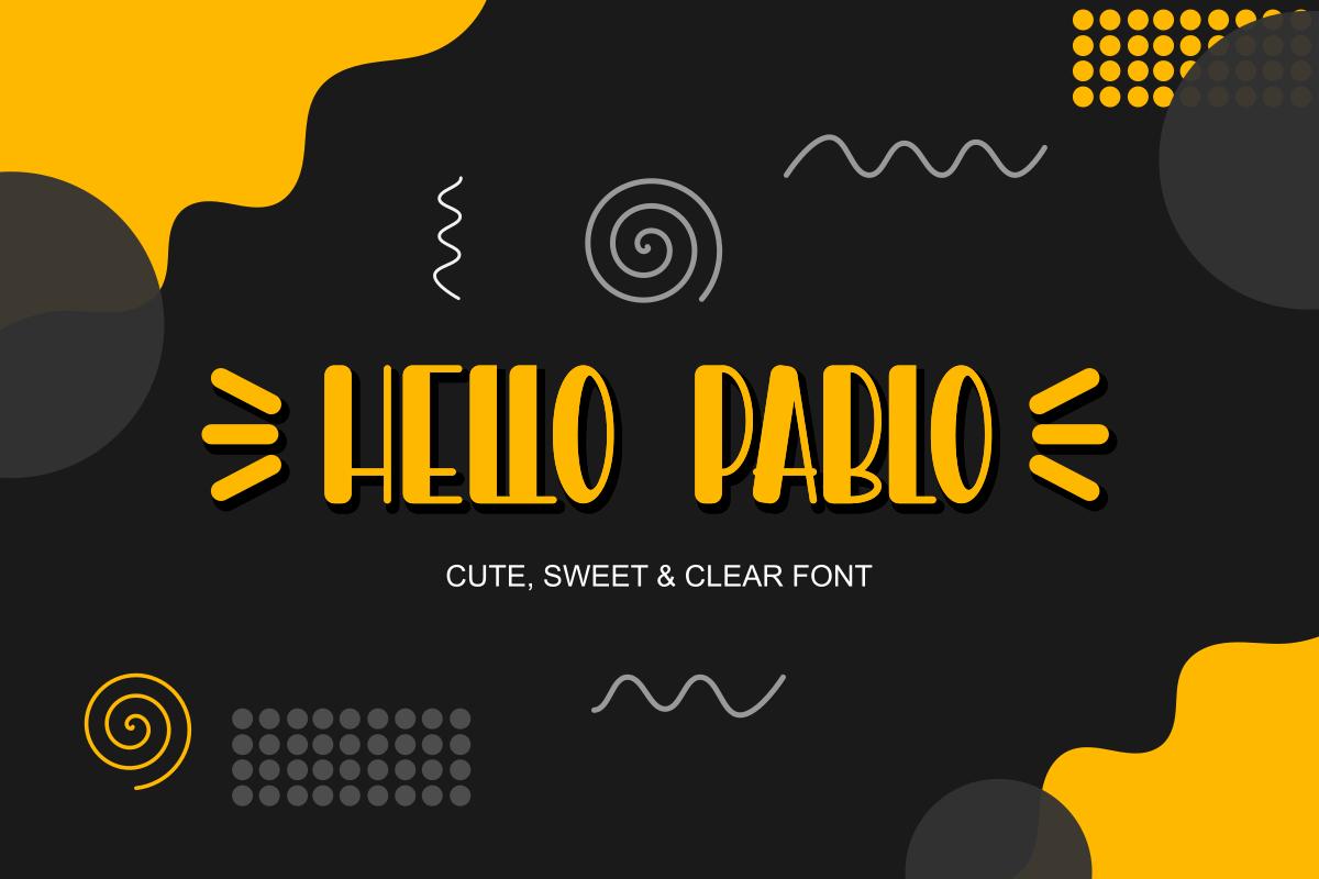 Hello Pablo Font