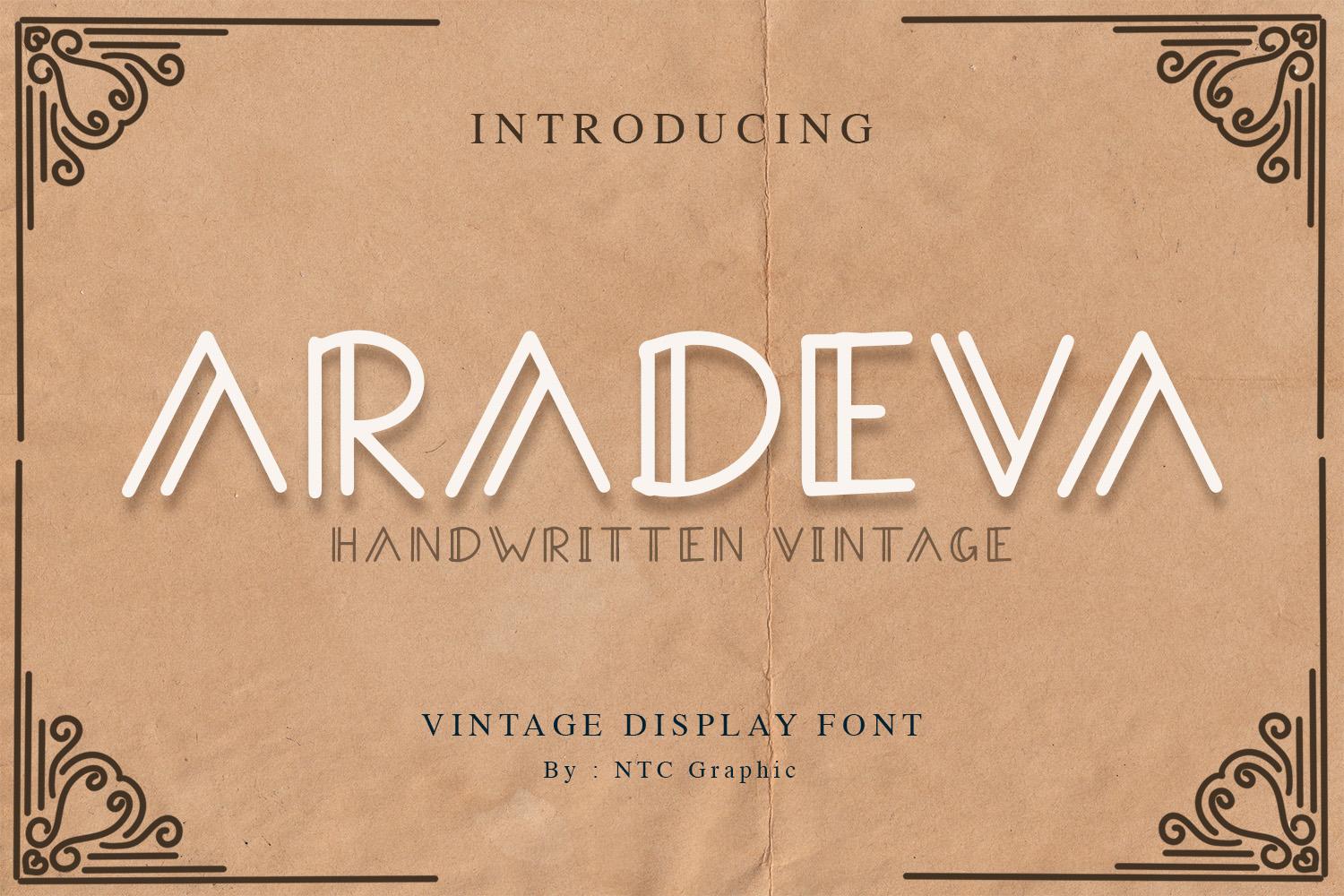 Aradeva Font