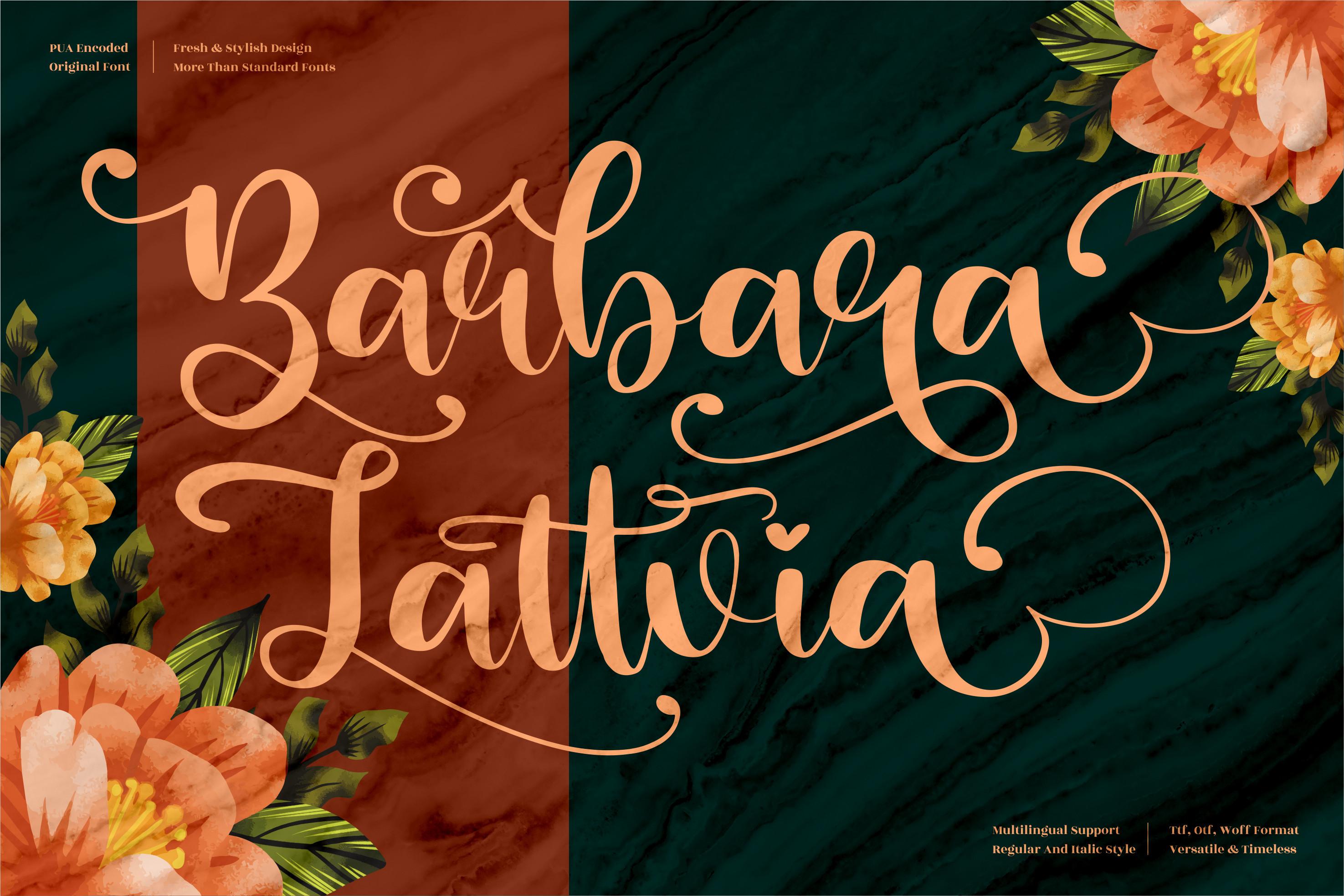 Barbara Lattvia Font