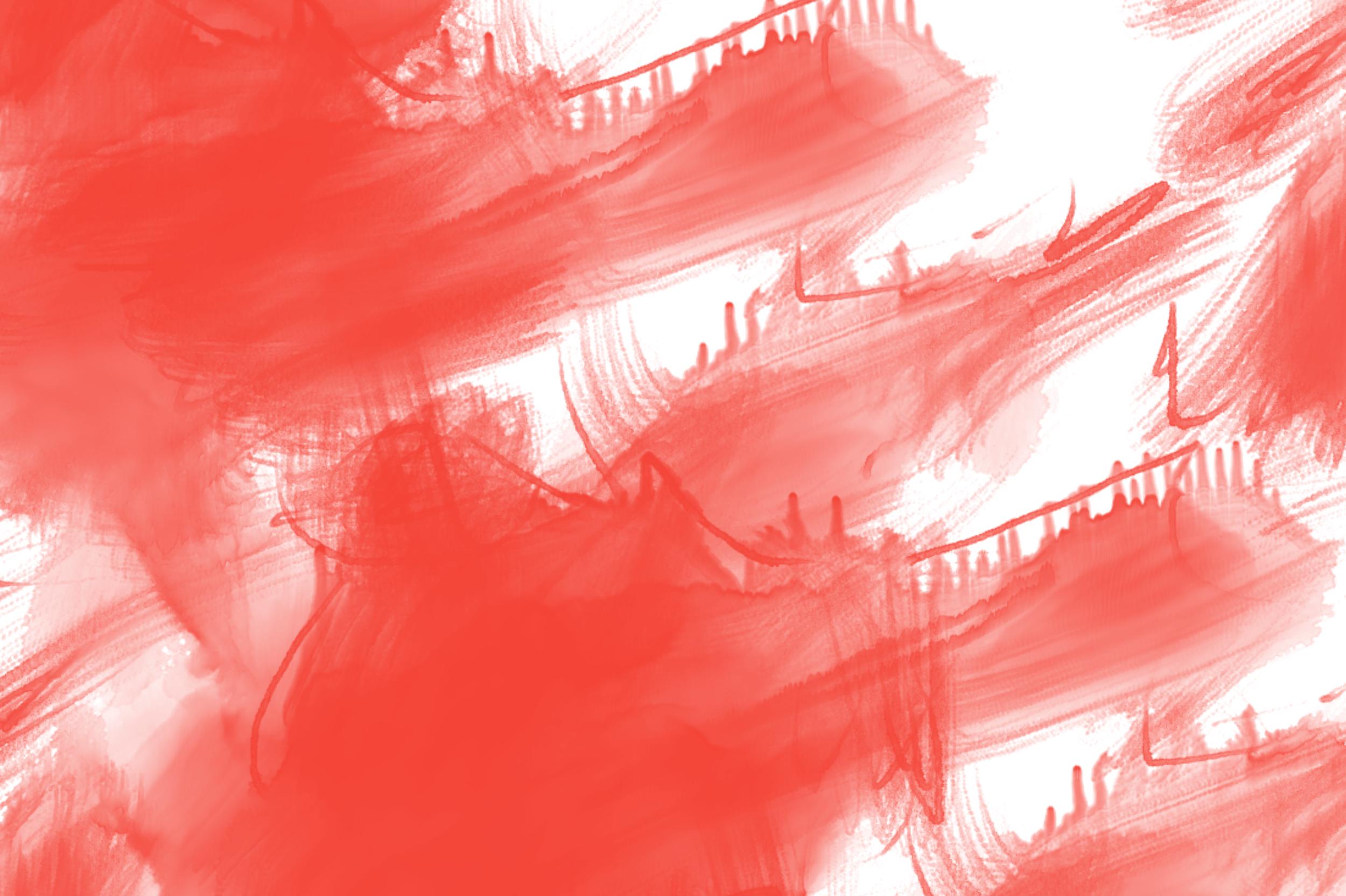 Watercolor Stains Wedding
