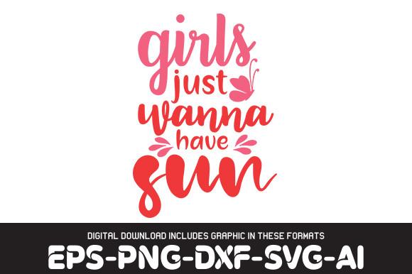 BEACH   Svg Design, Girls Just Wanna Hav