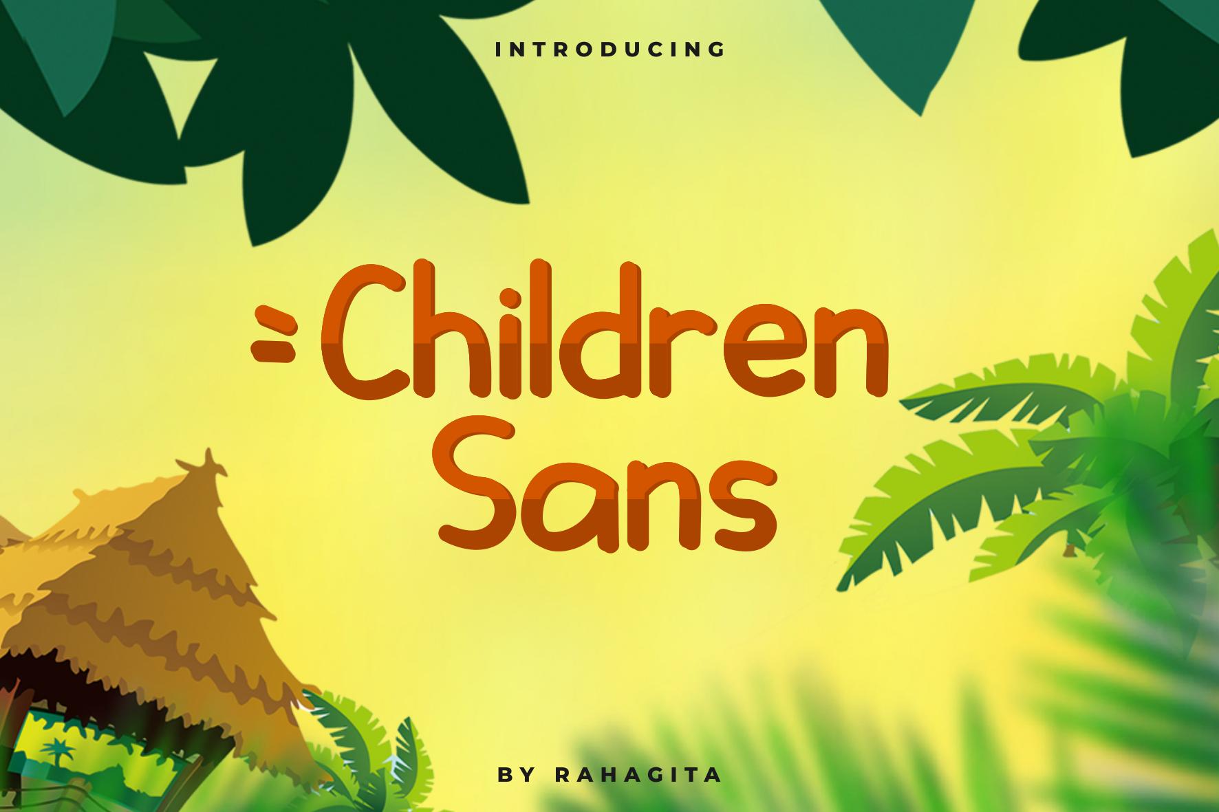 Children Sans Font