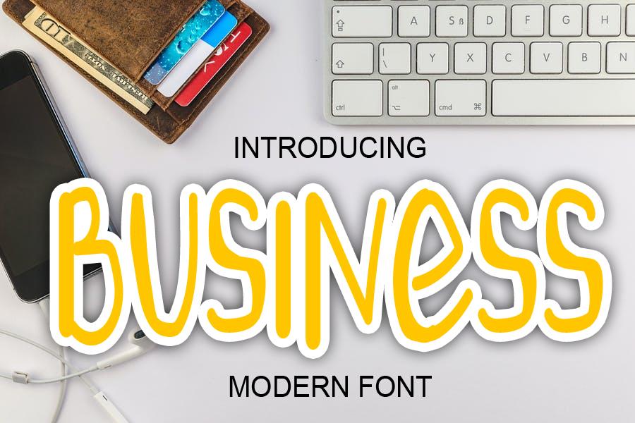 Business Font