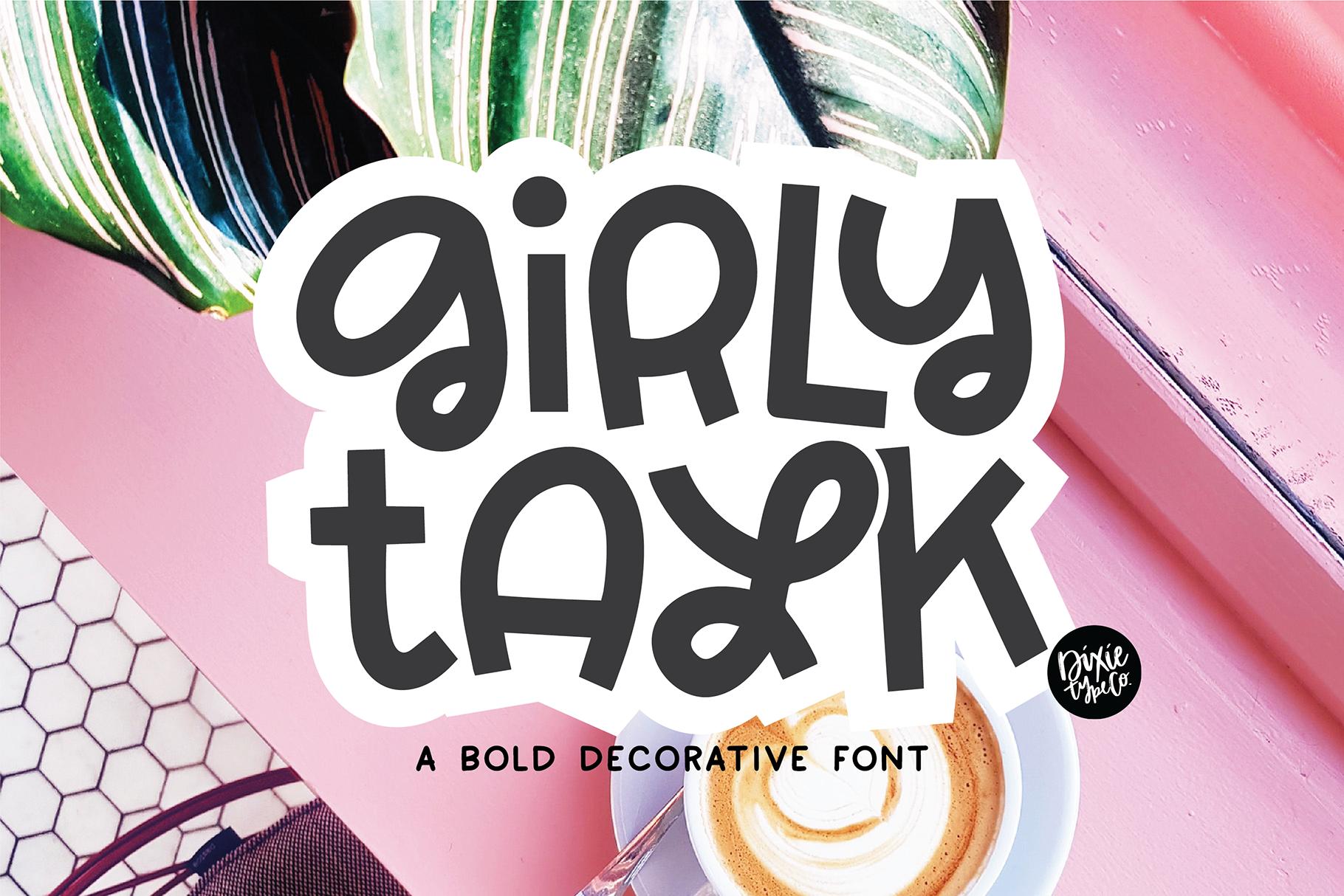 Girly Talk Font