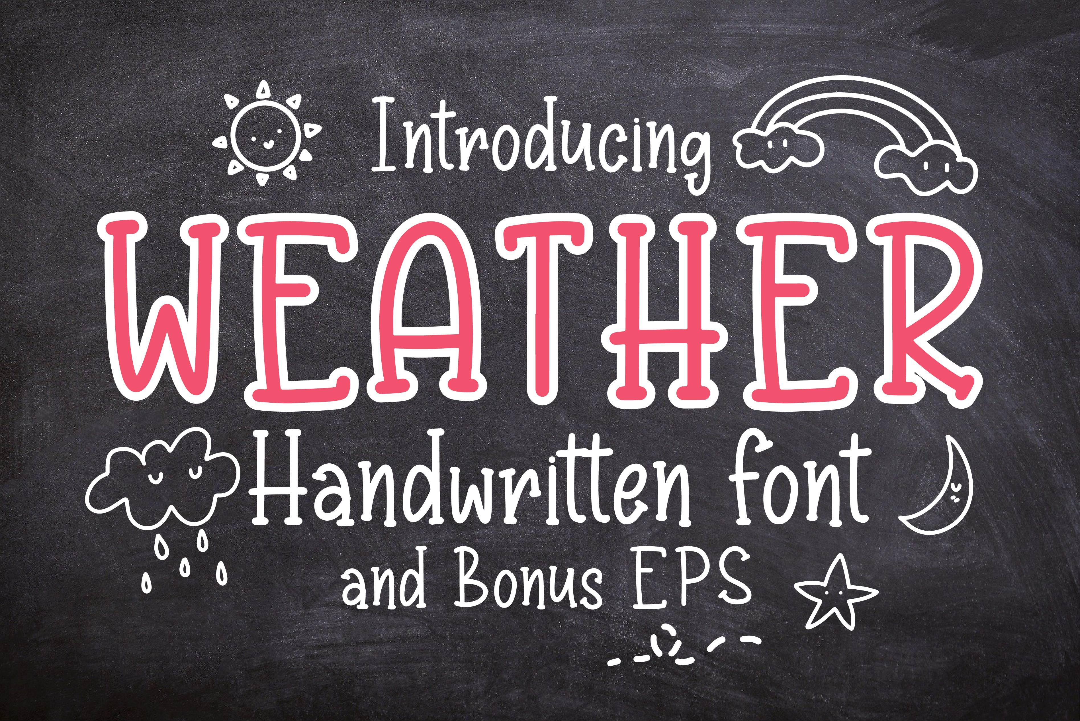 Weather Font