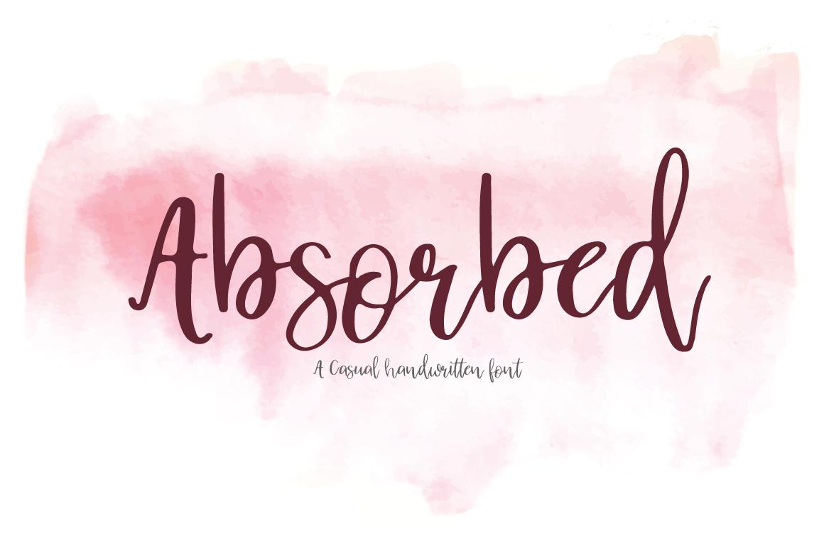 Absorbed Font