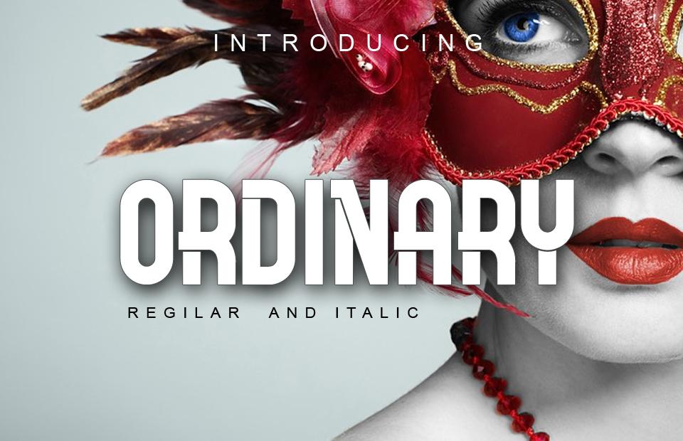 Ordinary Font