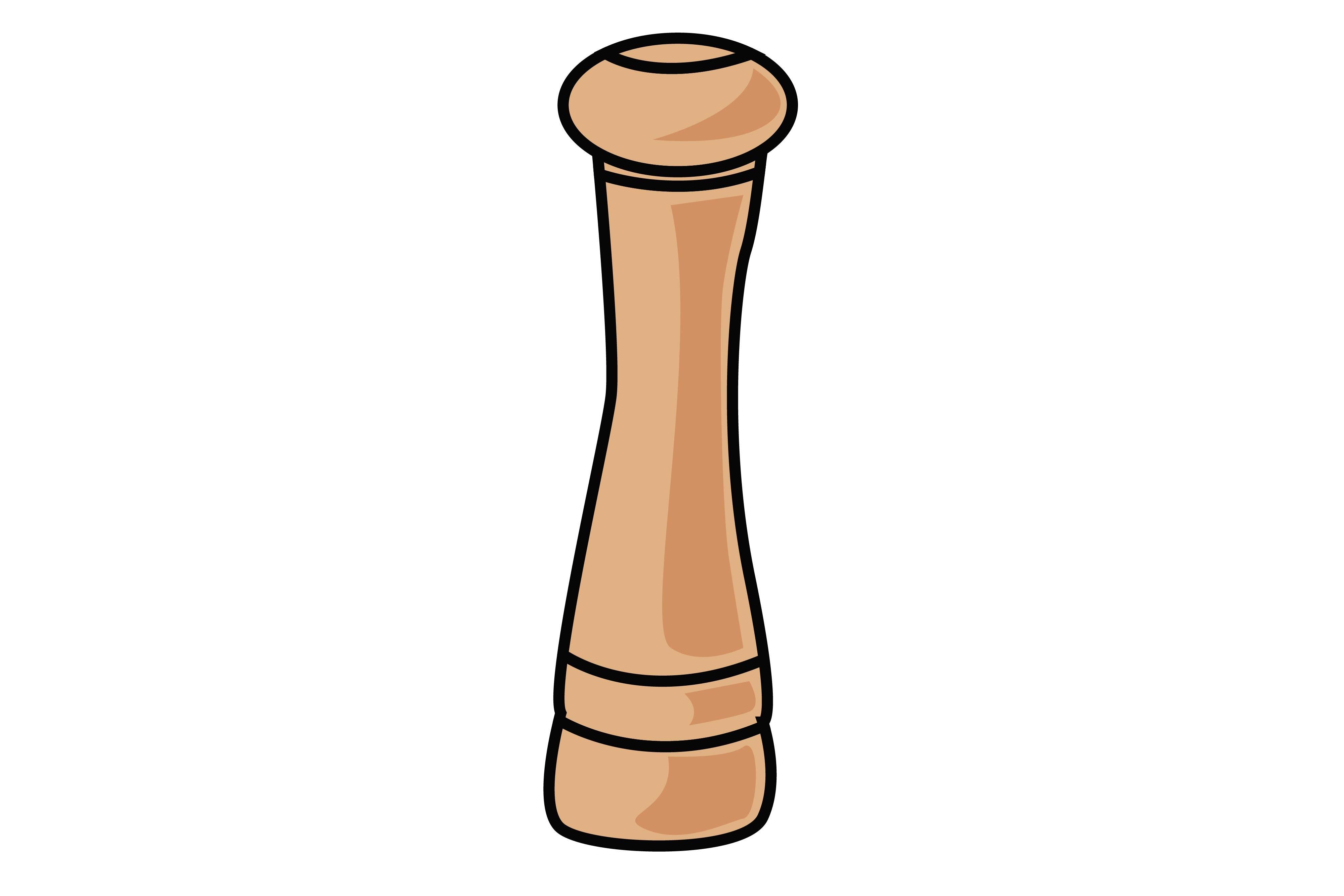 Pepper Powder Sticker Vector