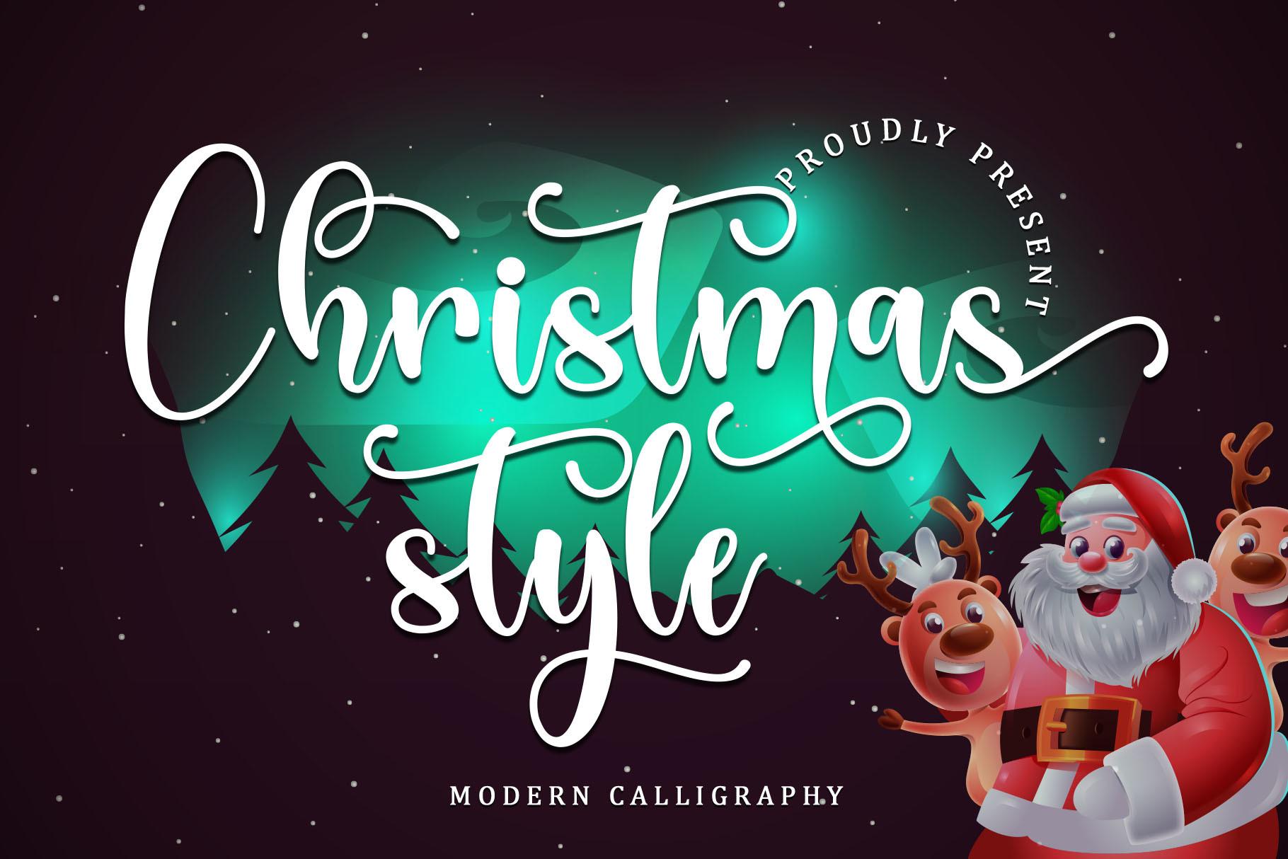 Christmas Style Font