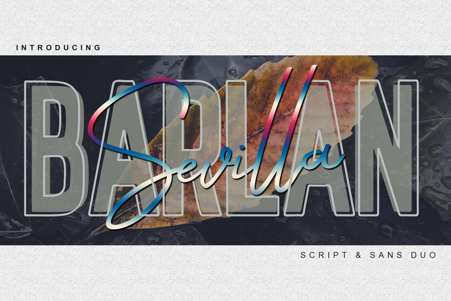 Barlan & Sevilla Duo Font