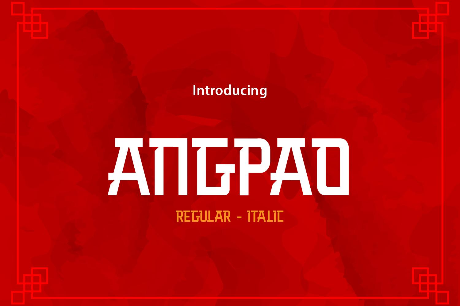 Angpao Font