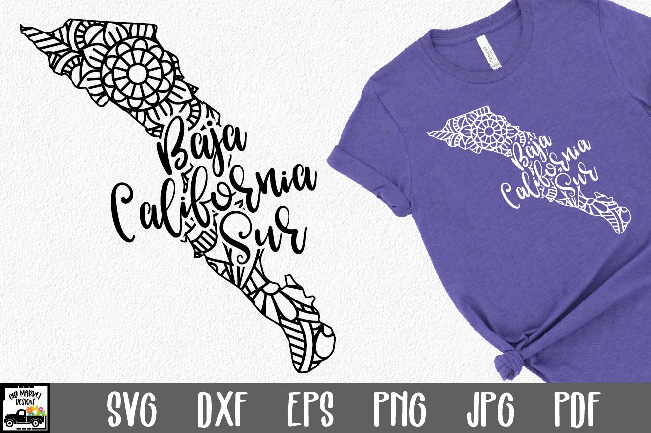 Baja California Sur SVG File