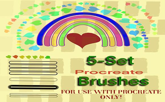 Outline Brushes for Procreate Only