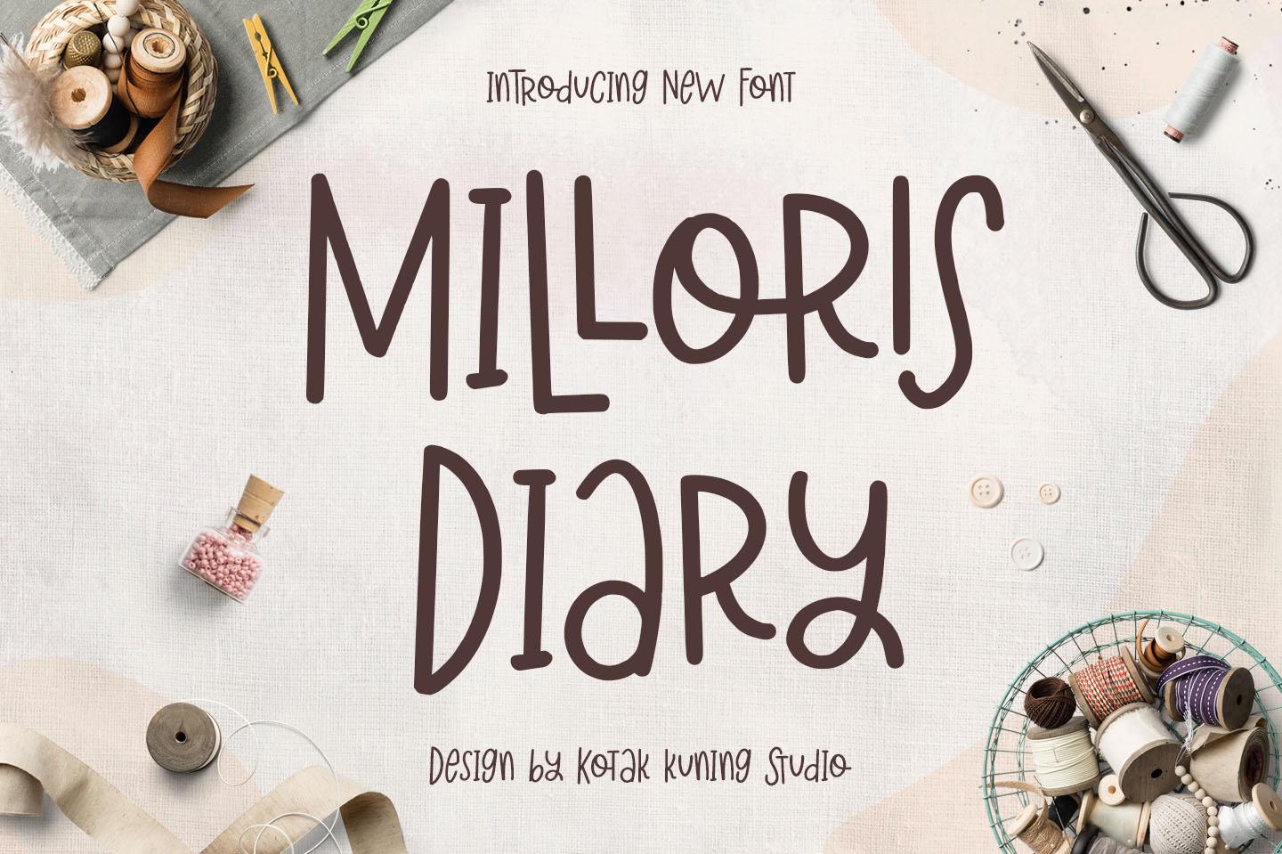 Milloris Diary Font