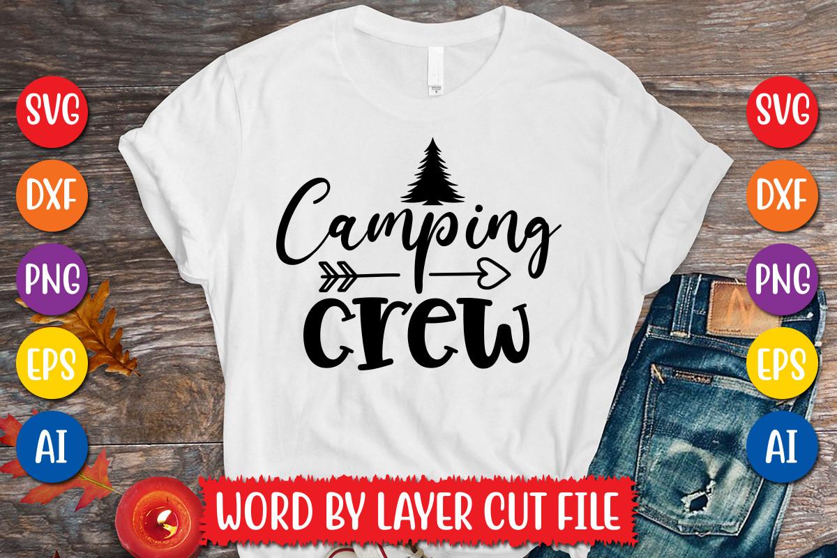 Camping Crew Svg Design