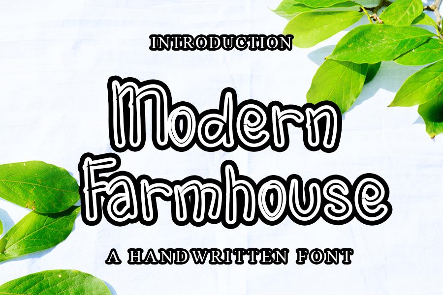 Modern Farmhouse Font