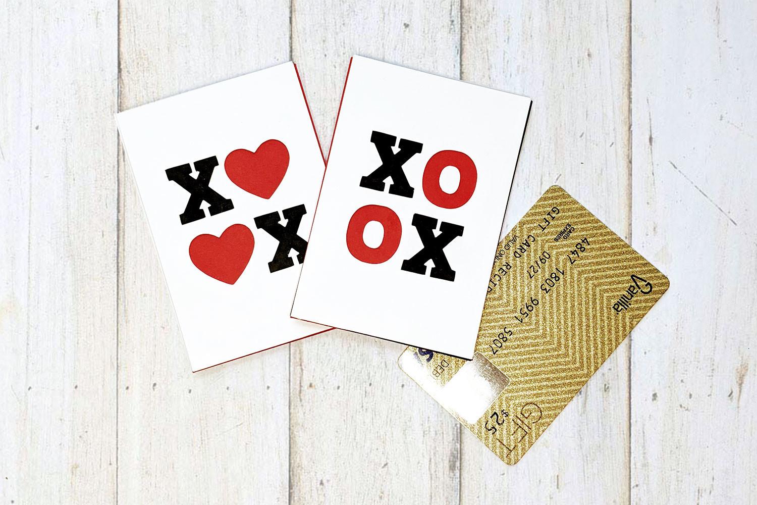 XOXO Gift Card Holder SVG
