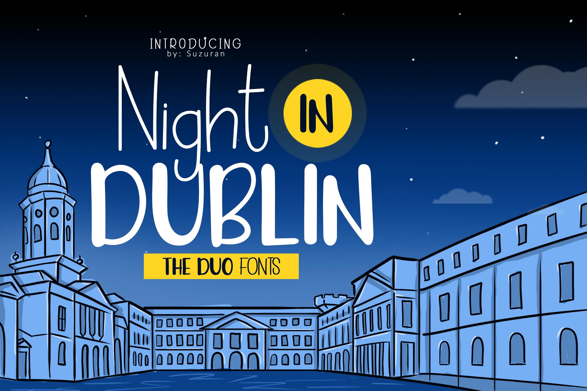 Night in Dublin Font