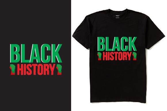 Black History T-Shirt Design