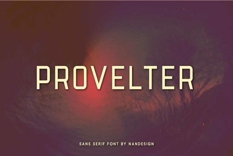 Provelter Font