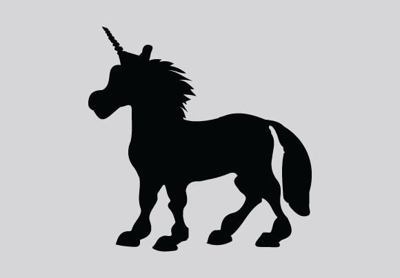 Unicorn Silhouette Graphic