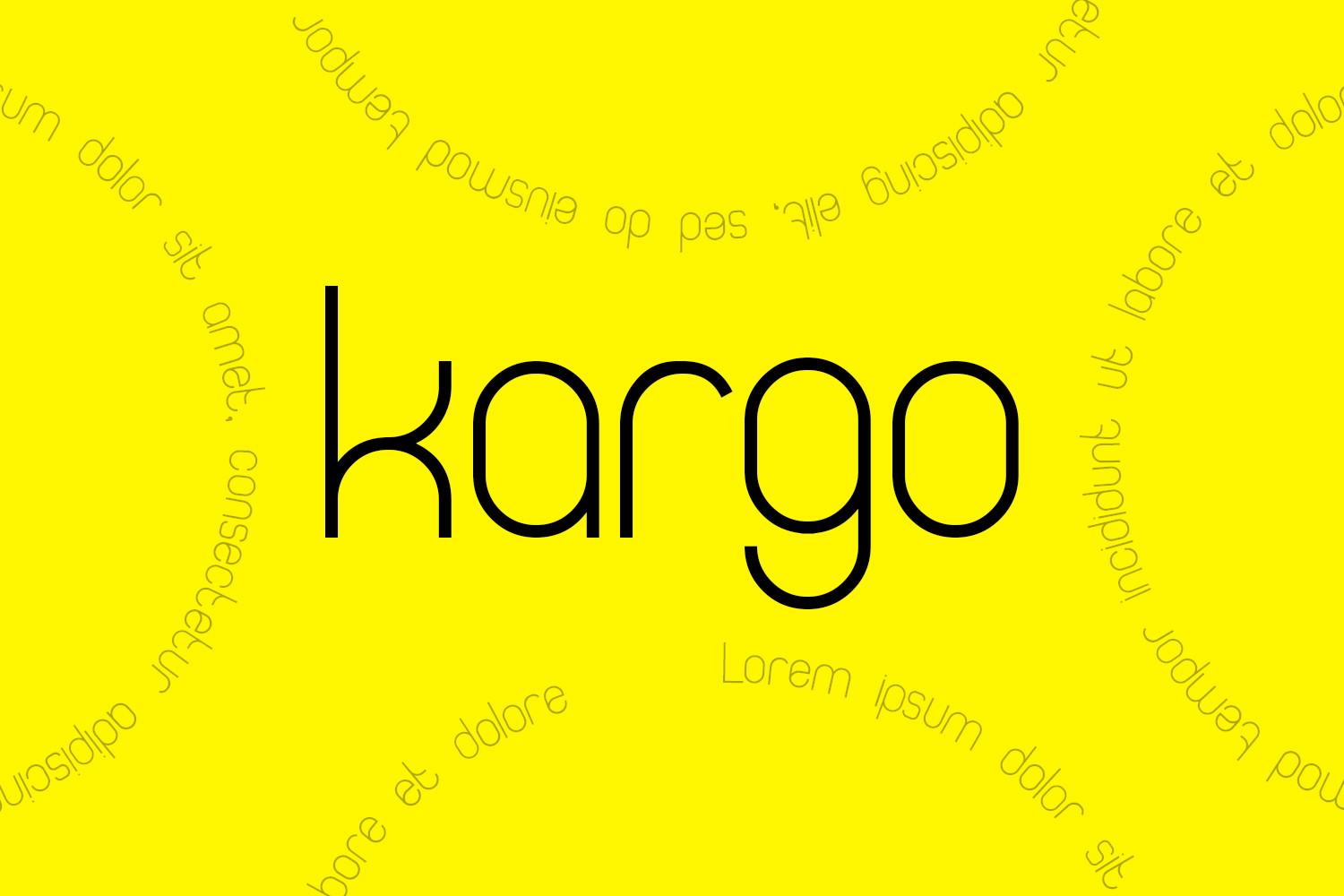 Kargo Font