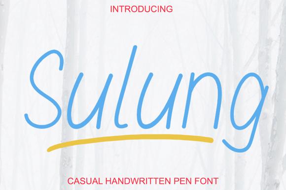 Sulung Font