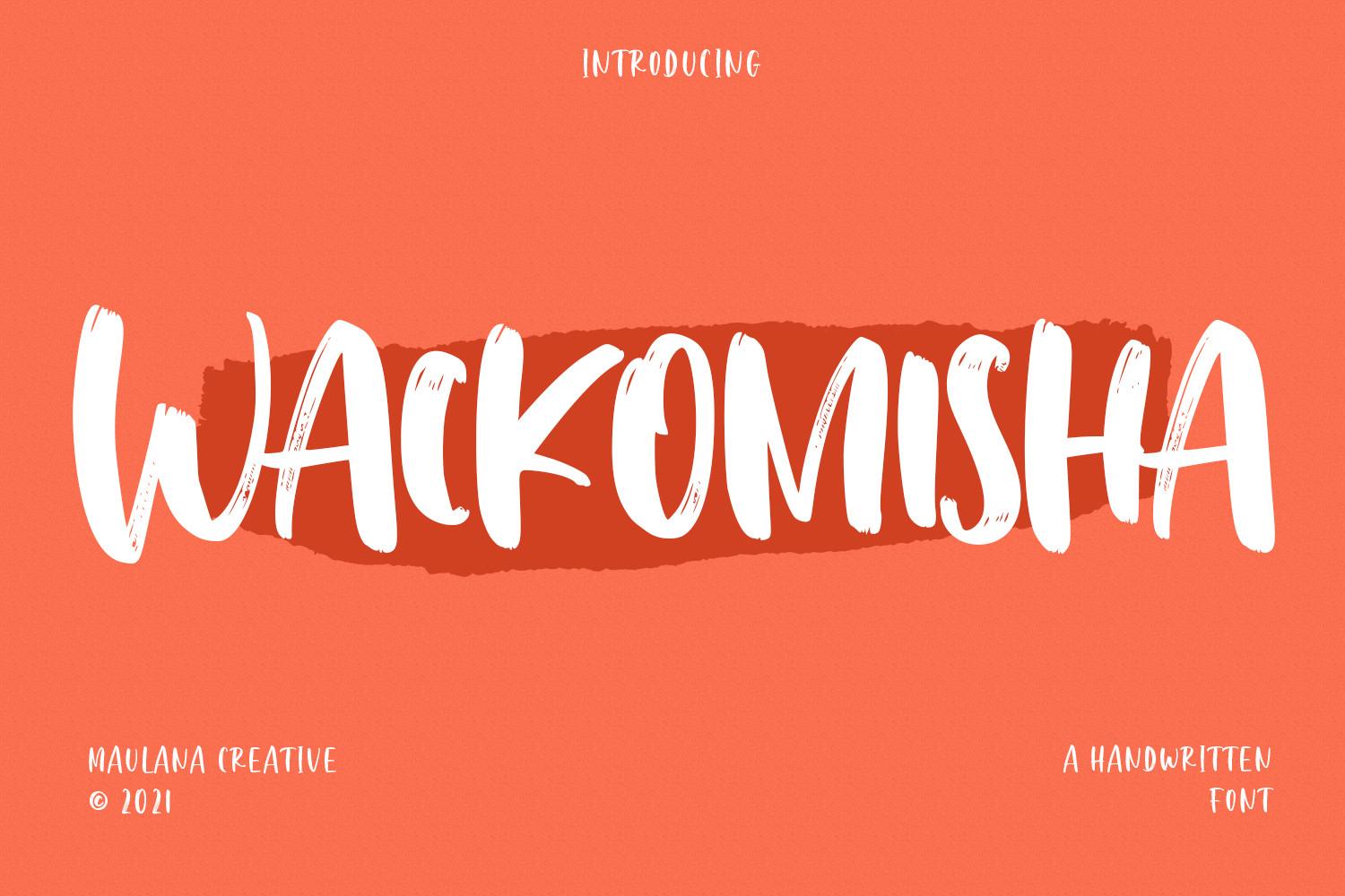 Wackomisha Font