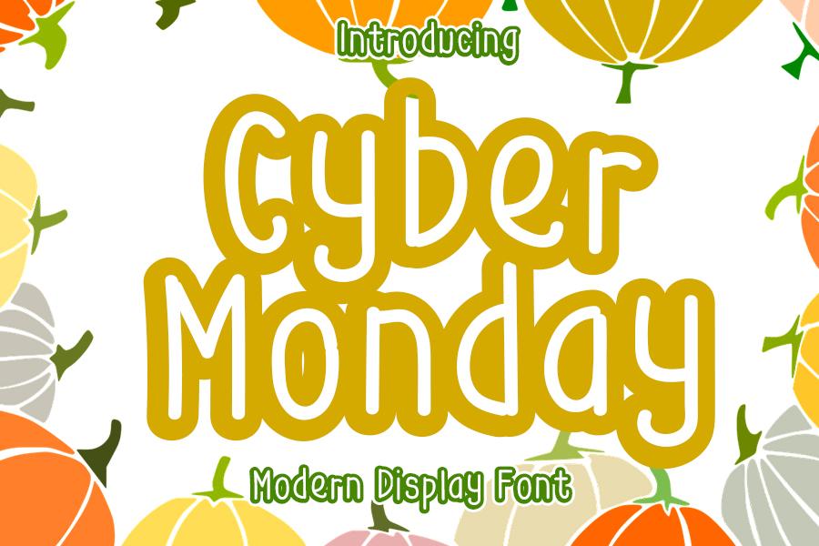 Cyber Monday Font