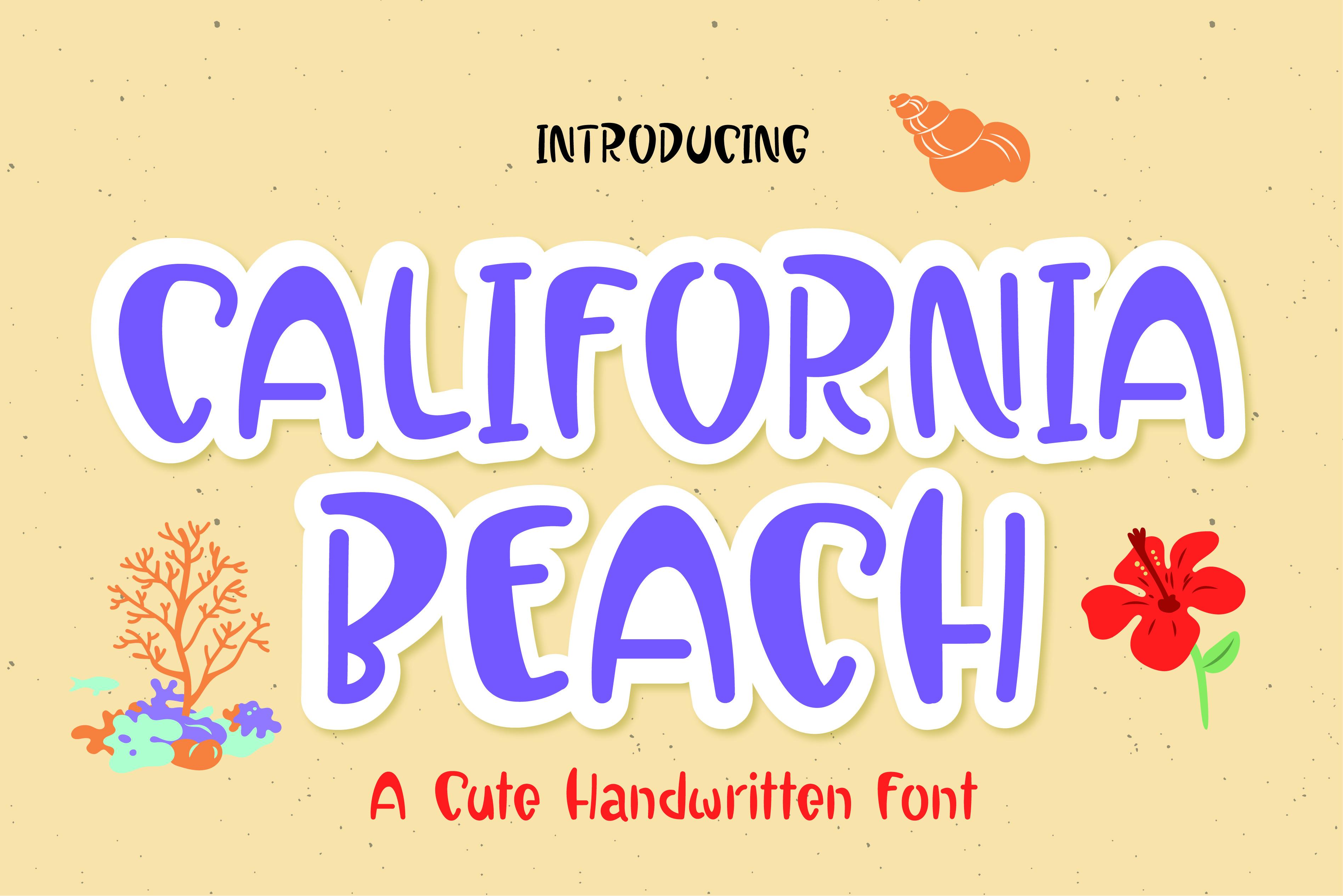 California Beach Font