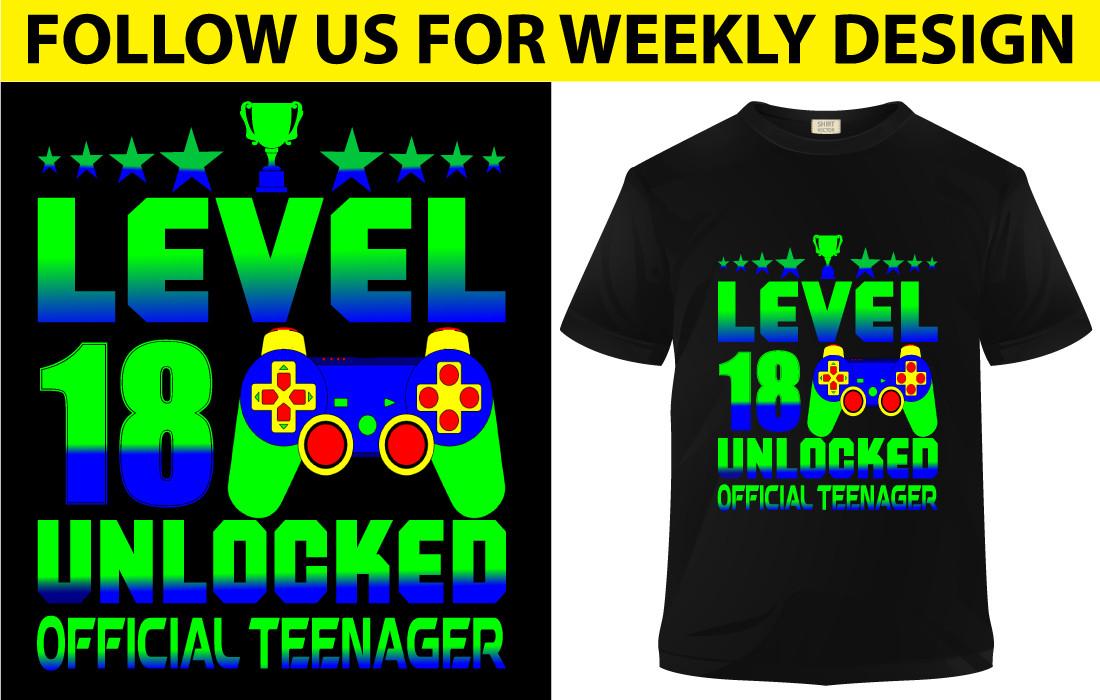 Level Unlocked Official Teenager Shirt