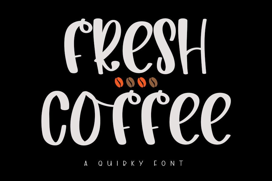 Fresh Coffee Font