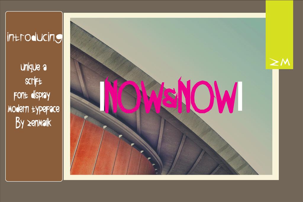 Now & Now Font