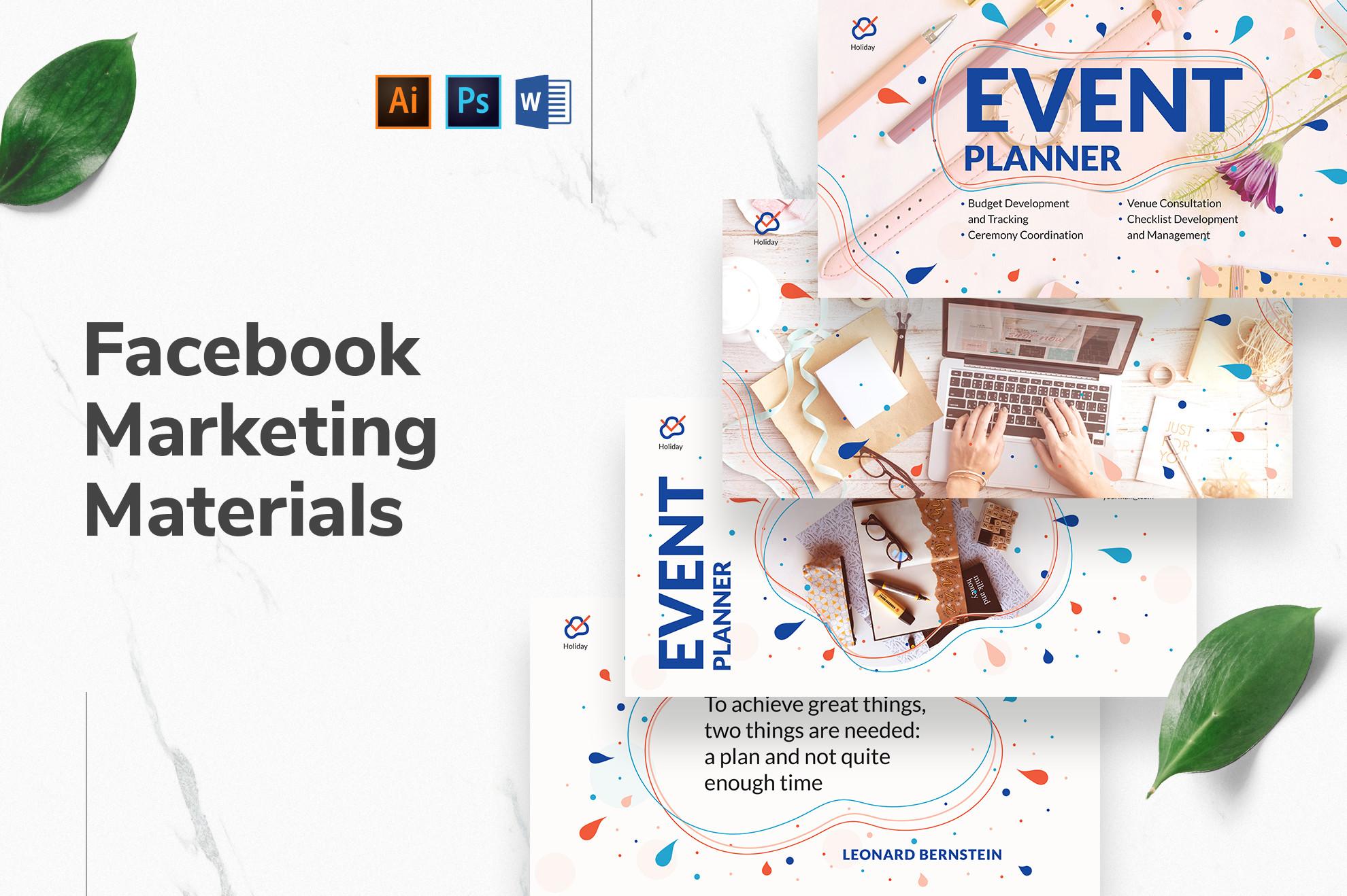 Event Planner Facebook Templates